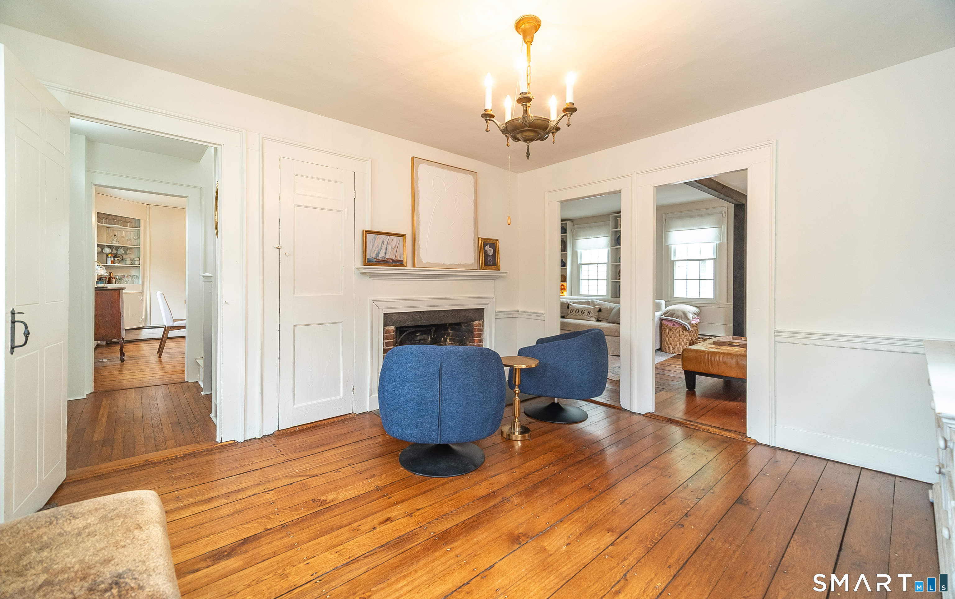 230 Killingworth Road Haddam, CT 06441 - Photo 17 of 36 a living room with furniture and a fireplace