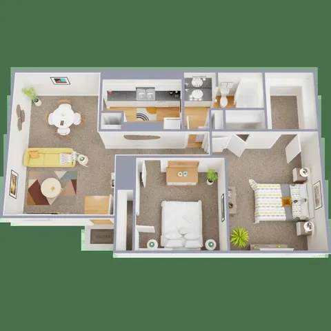 view of kitchen with kitchen island and stainless steel appliances