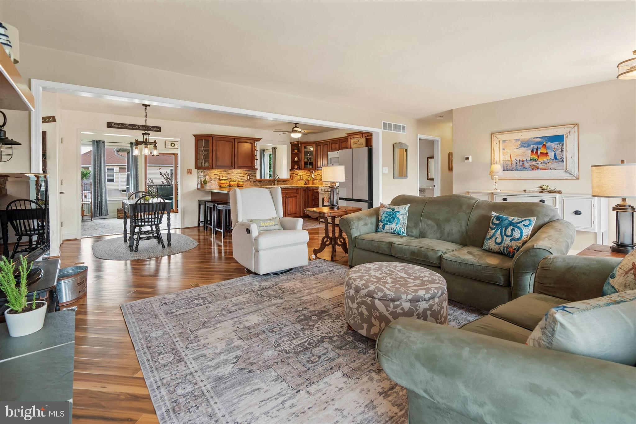 1451 Pond Neck Road Earleville, MD 21919 - Photo 7 of 67 OPEN CONCEPT LIVING ROOM TO KITCHEN
