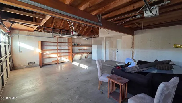 a view of a car garage