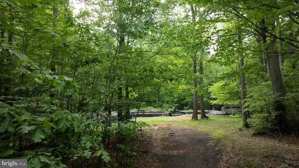 a view of outdoor space with deck and yard