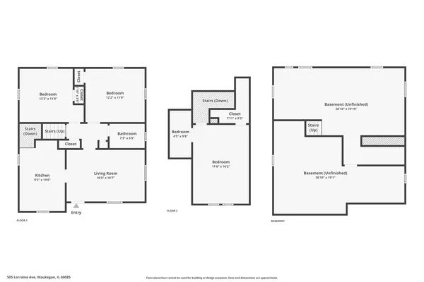 $267,900 | 505 Lorraine Avenue, Waukegan, IL 60085