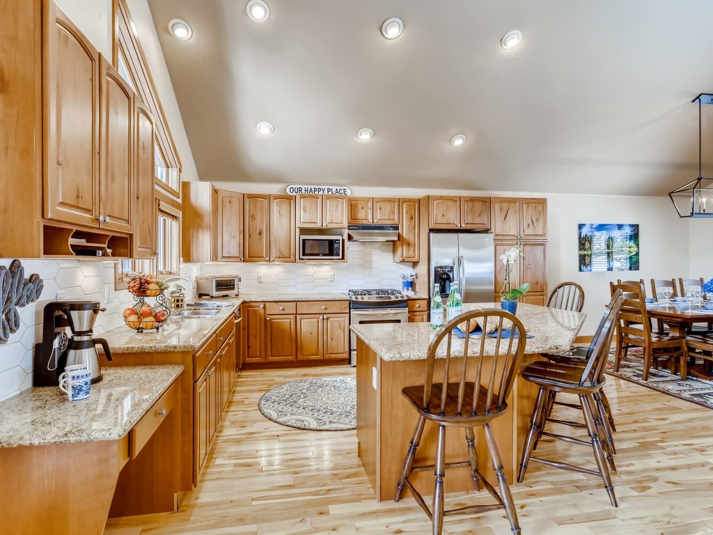 344 Rena Road Breckenridge, CO 80424 - Photo 7 of 32 Fabulous Kitchen with granite countertops & endless storage.