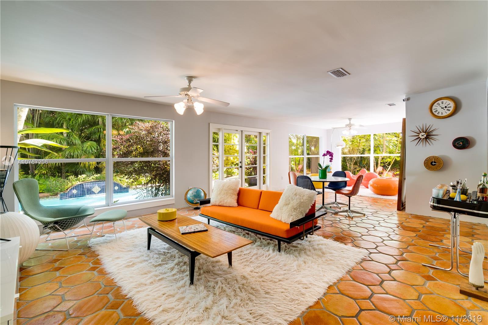 13599 Old Cutler Road Pinecrest, FL 33156 - Photo 12 of 40 Family room with tropical views all around