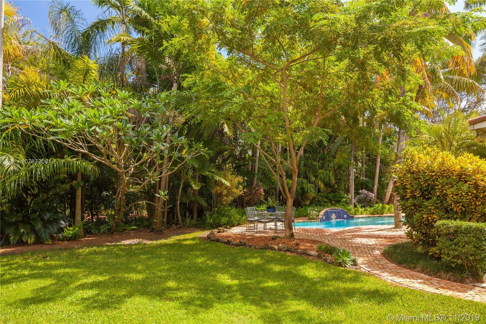13599 Old Cutler Road Pinecrest, FL 33156 - Photo 34 of 40 Lush tropical yard
