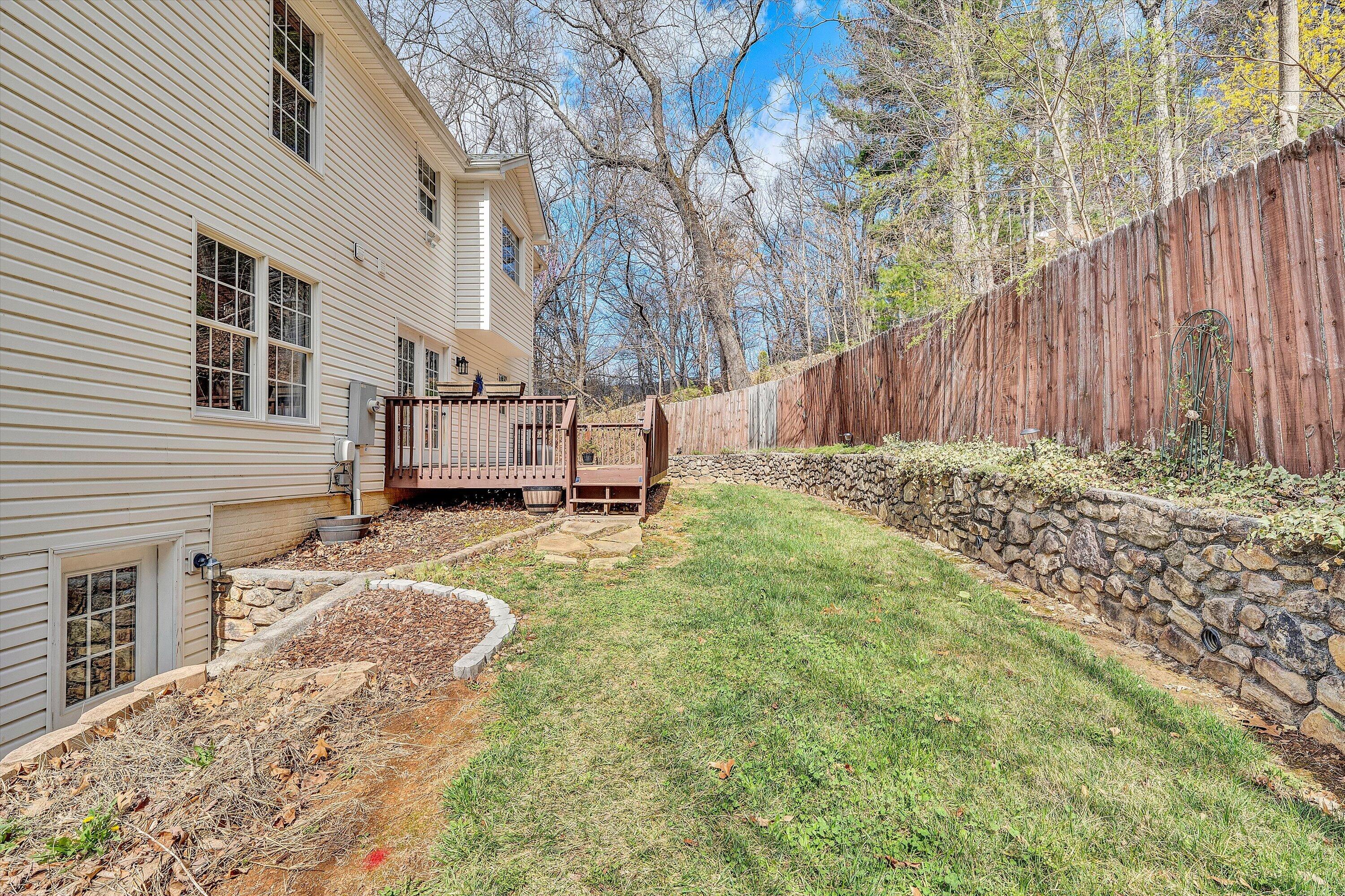 2540 Blue Ridge Springs Road Blue Ridge, VA 24064 - Photo 37 of 49 Private back yard