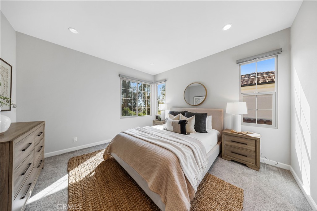 105 Copeland Irvine, CA 92618 - Photo 35 of 46 a bedroom with a bed and a window