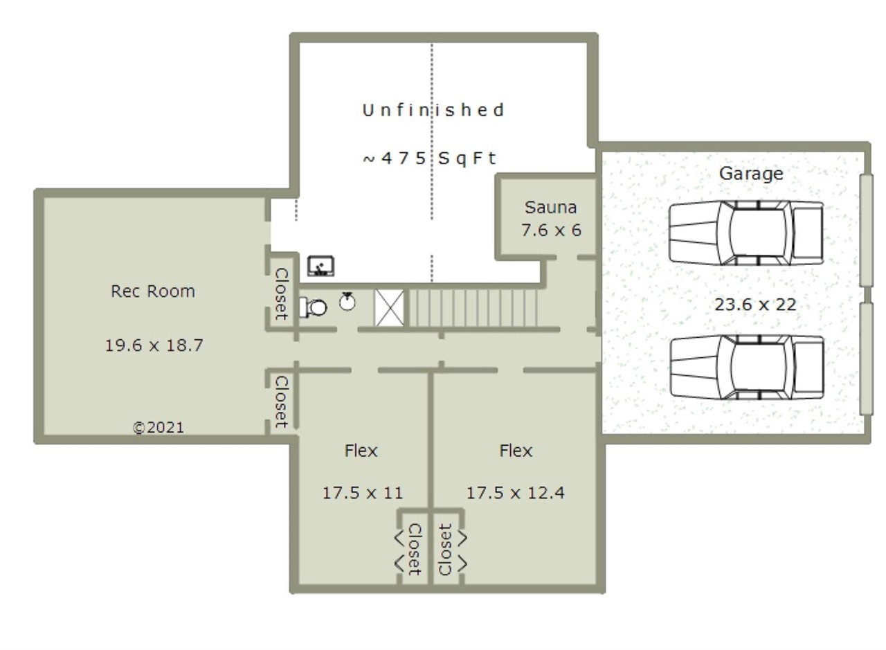 10211 East Roadstead Way Raleigh, NC 27613 - Photo 17 of 17 Basement Floor Plan