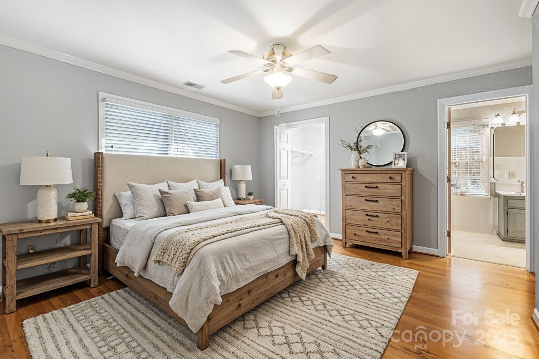 3475 Pikeview Road Fort Mill, SC 29715 - Photo 24 of 48 a bedroom with bed and wooden floor