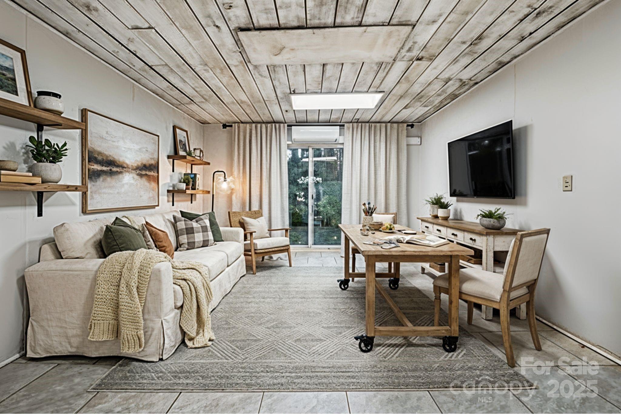 3475 Pikeview Road Fort Mill, SC 29715 - Photo 43 of 48 a living room with furniture and a flat screen tv