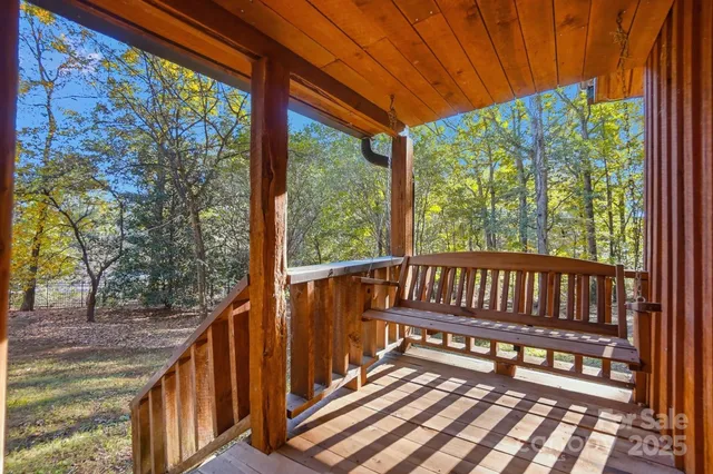 a view of a trees in front of a house