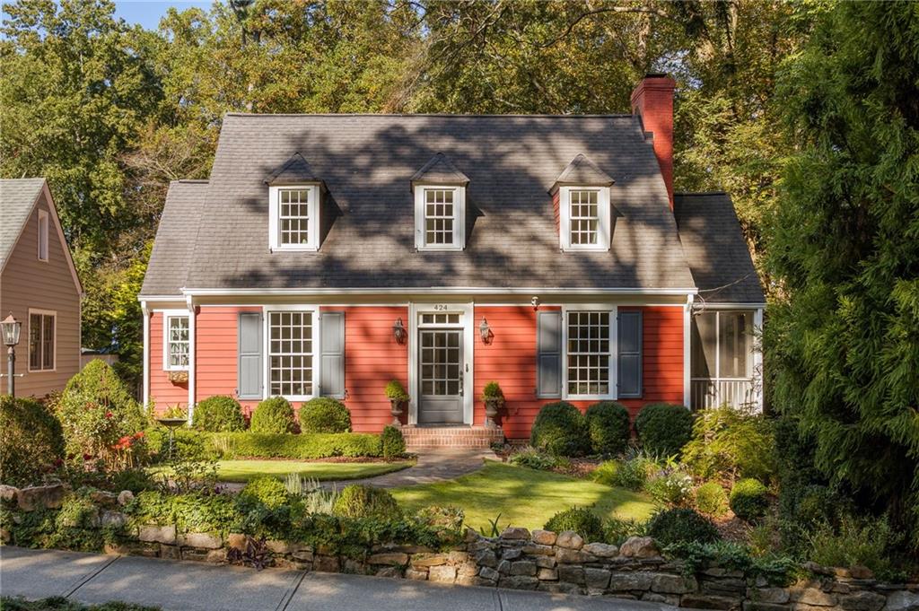 front view of house with a yard