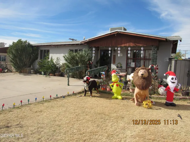a view of parked car with garage
