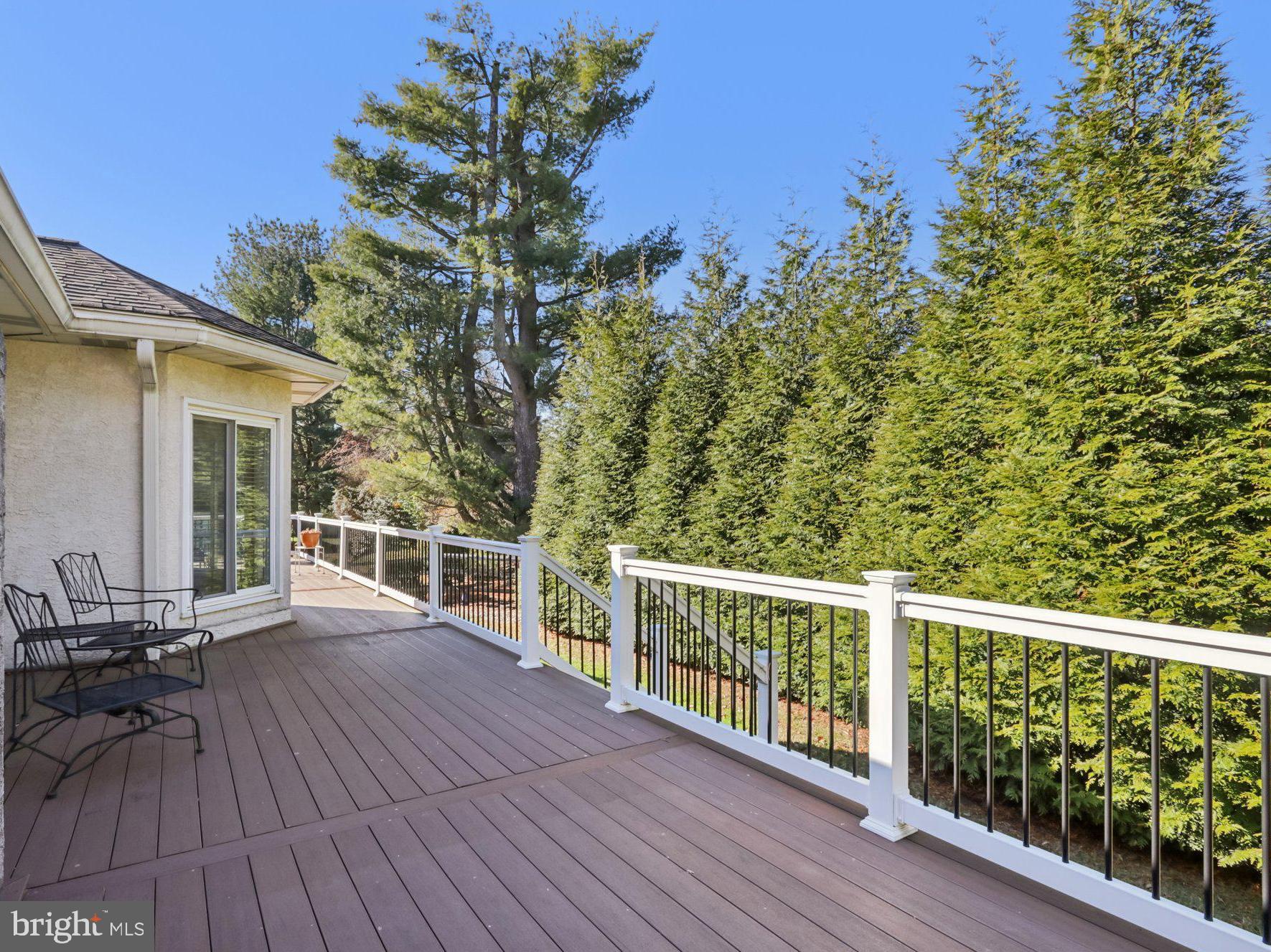 1 Daisy Lane Ambler, PA 19002 - Photo 45 of 53 a view of a balcony with wooden floor and fence