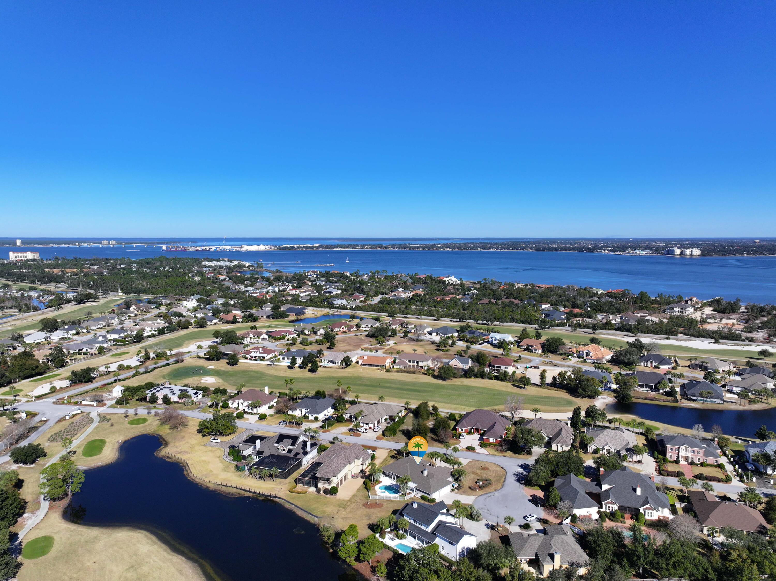 3601 Dragon's Ridge Road Panama City Beach, FL 32408 - Photo 49 of 62 an aerial view of a city