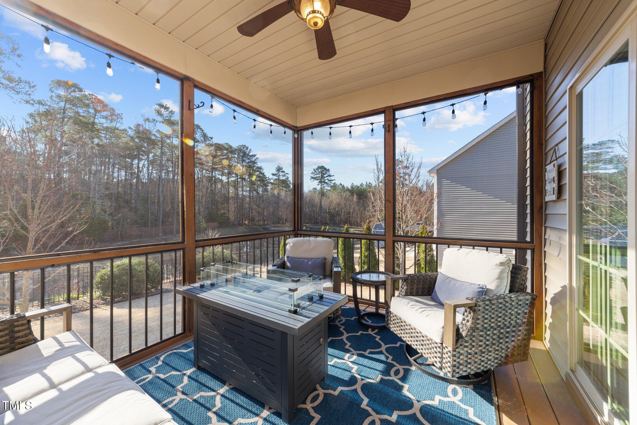 7520 Channery Way Raleigh, NC 27616 - Photo 3 of 47 a view of balcony with couch