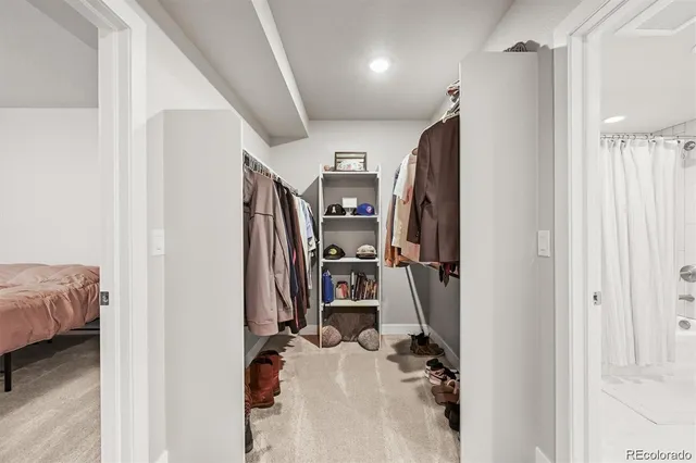 a view of walk in closet