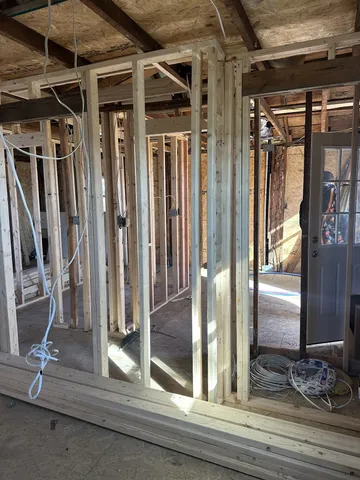 a view of a golf course with a street