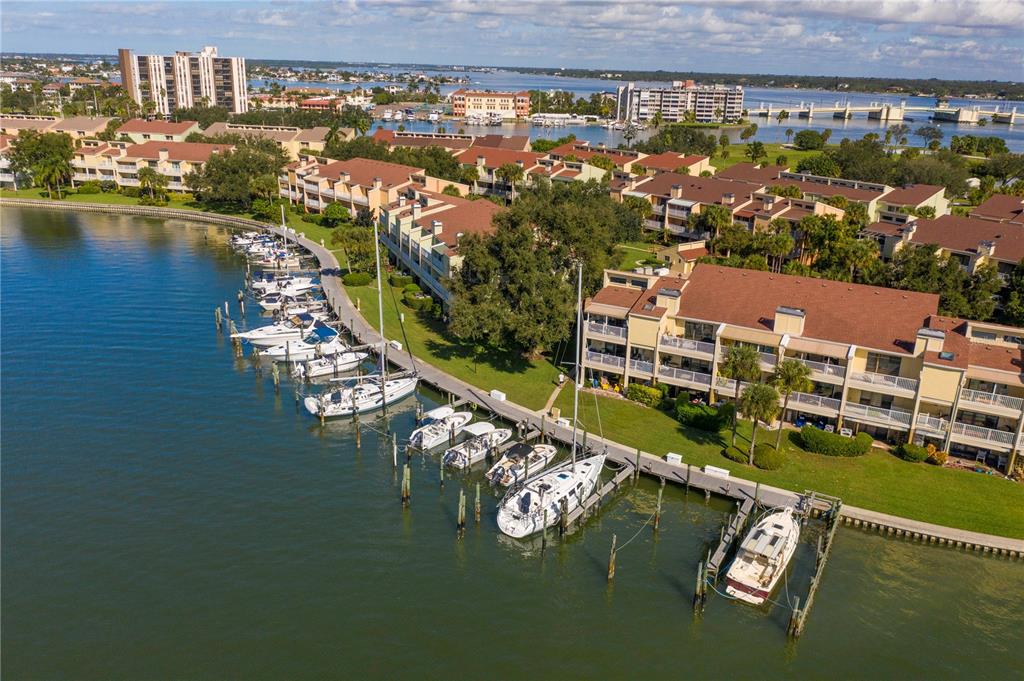 547 Sandy Hook Road Treasure Island, FL 33706 - Photo 1 of 1 an aerial view of a house with a lake view