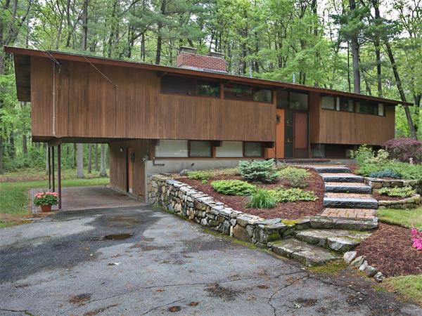 30 Sedgemeadow Road Wayland, MA 01778 - Photo 2 of 30 a backyard of a house with barbeque oven