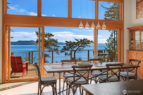a view of an outdoor seating area