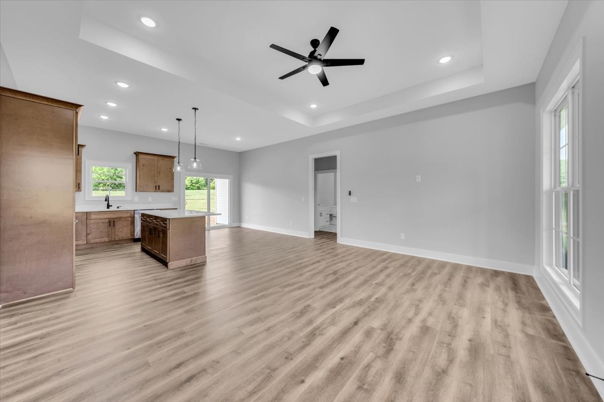 749 Edd Ramsey Road McMinnville, TN 37110 - Photo 6 of 40 a view of a kitchen with a sink and wooden floor