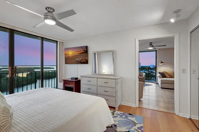 a view of a balcony with an outdoor space