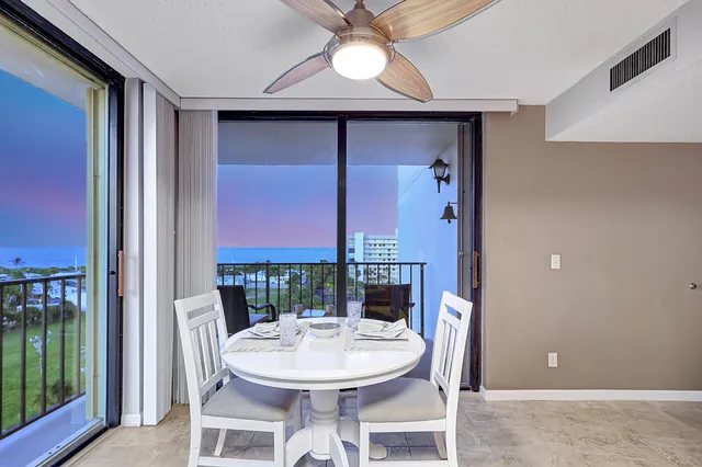 a view of lake with city view