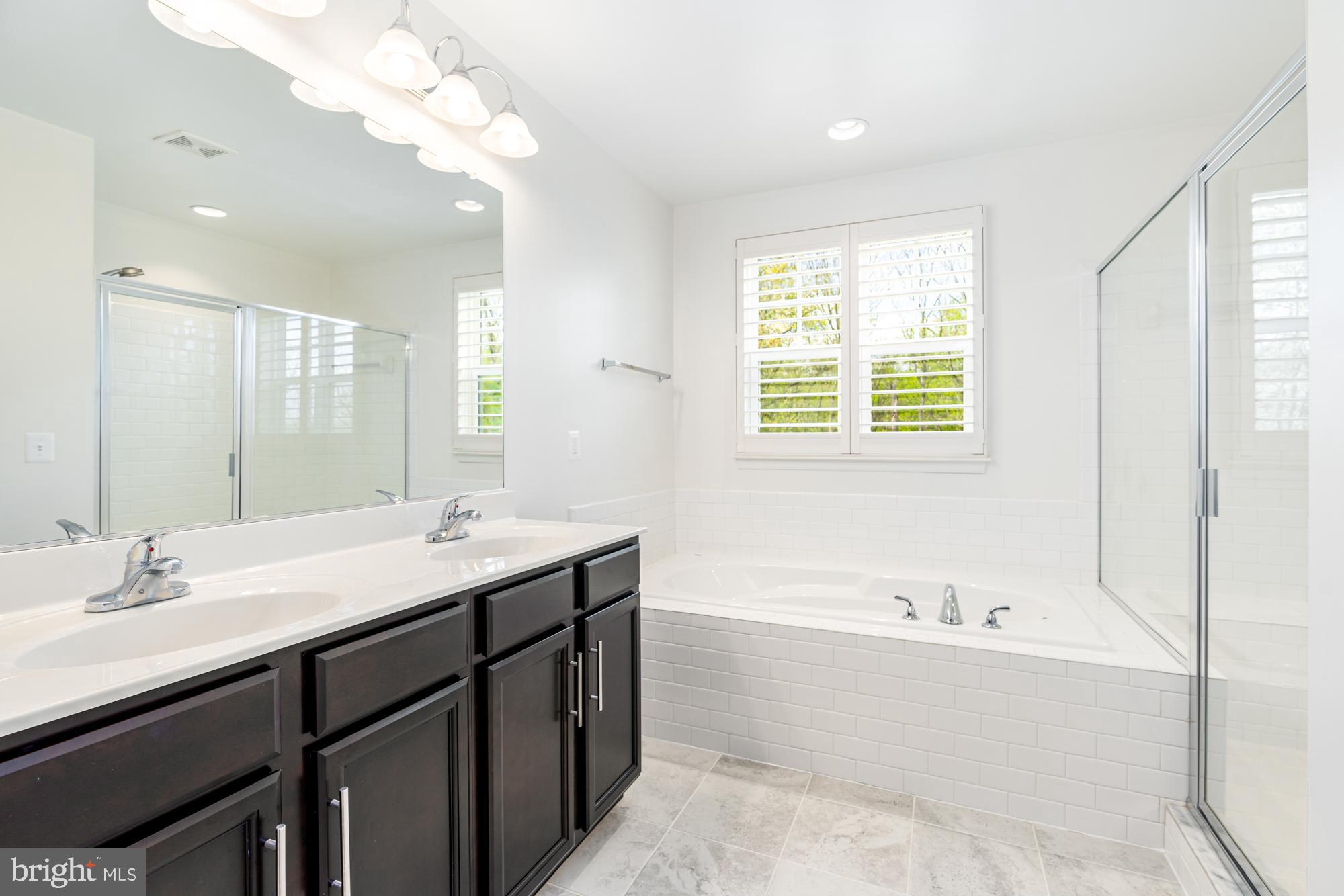 112 Prickly Pear Place Stephenson, VA 22656 - Photo 21 of 31 a bathroom with a tub a sink double vanity and a mirror