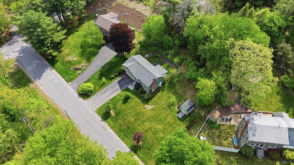 33 Simon Willard Road Acton, MA 01720 - Photo 37 of 42 an aerial view of residential house with outdoor space and trees all around