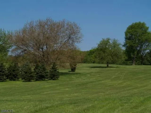 a backyard of a house with lots of green space and garden