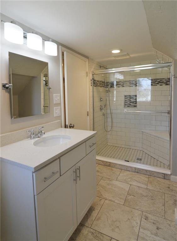 236 Hockey Road Tarrs, PA 15688 - Photo 18 of 25 Completely remodeled upstairs full bath, even nicer than downstairs. Custom shower.