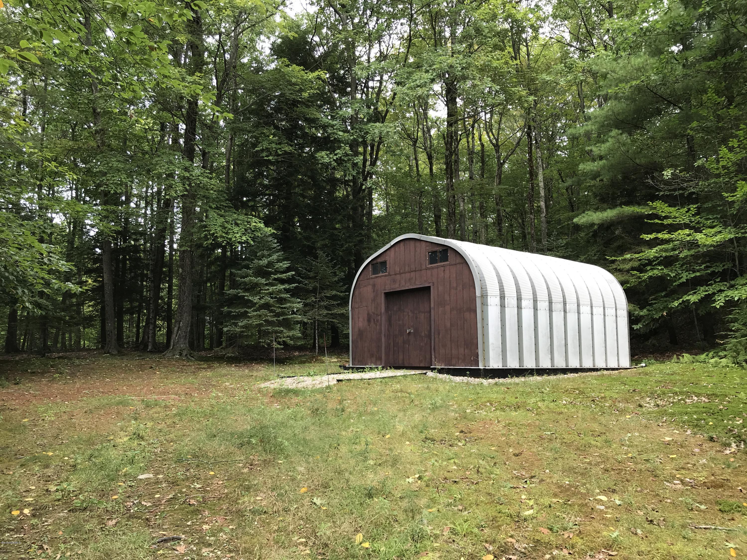185 South County Road Florida, MA 01343 - Photo 8 of 29 metal garage long view