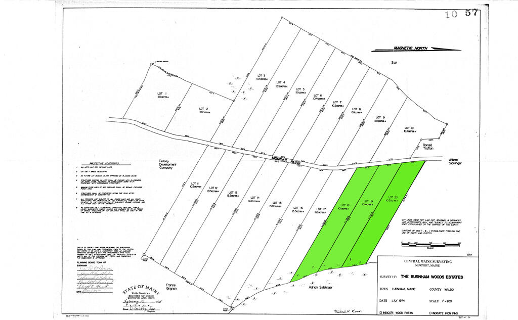 40-41 & 43 Morgan Road Burnham, ME 04922 - Photo 6 of 14 Survey - Lot 3 lots_1024