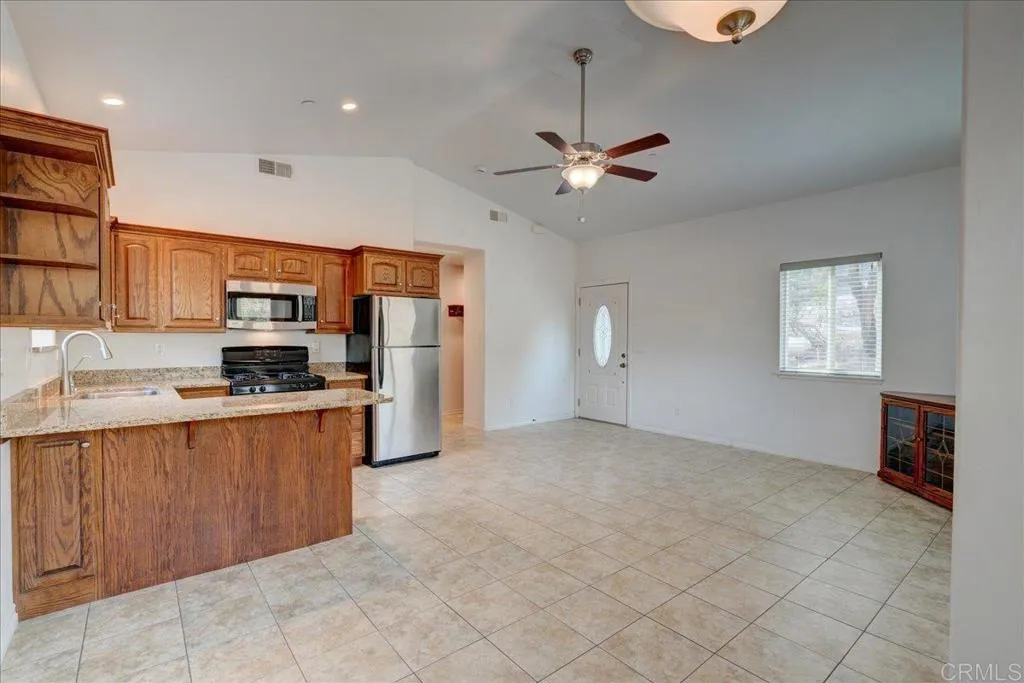 15753 Lyons Valley Road Jamul, CA 91935 - Photo 29 of 47 a view of kitchen with stainless steel appliances cabinets