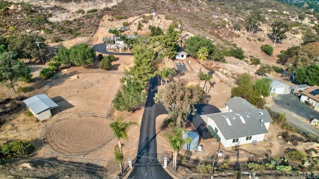 15753 Lyons Valley Road Jamul, CA 91935 - Photo 43 of 47 an aerial view of a house with yard swimming pool and outdoor seating