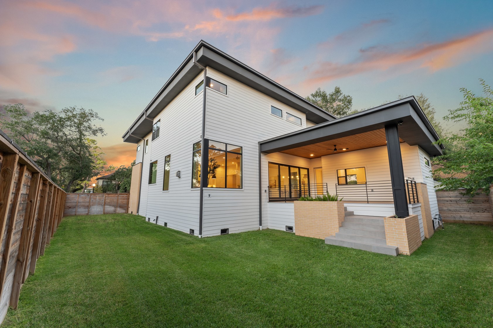 3851 Merrick Street Houston, TX 77025 - Photo 2 of 47 Oversized yard -- room for a pool and yard space for kids, dogs, family, etc!