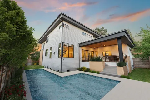 a picture of a room with wall racks