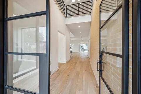 a view of front door