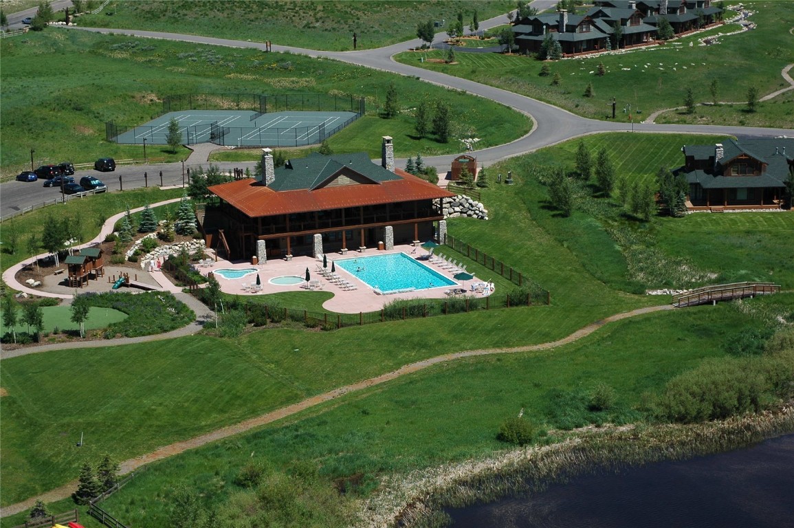 30105 Harrison Trail Steamboat Springs, CO 80487 - Photo 23 of 25 an aerial view of a house with pool yard and outdoor seating