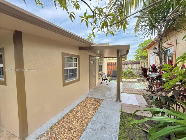 a view of a entryway door of the house