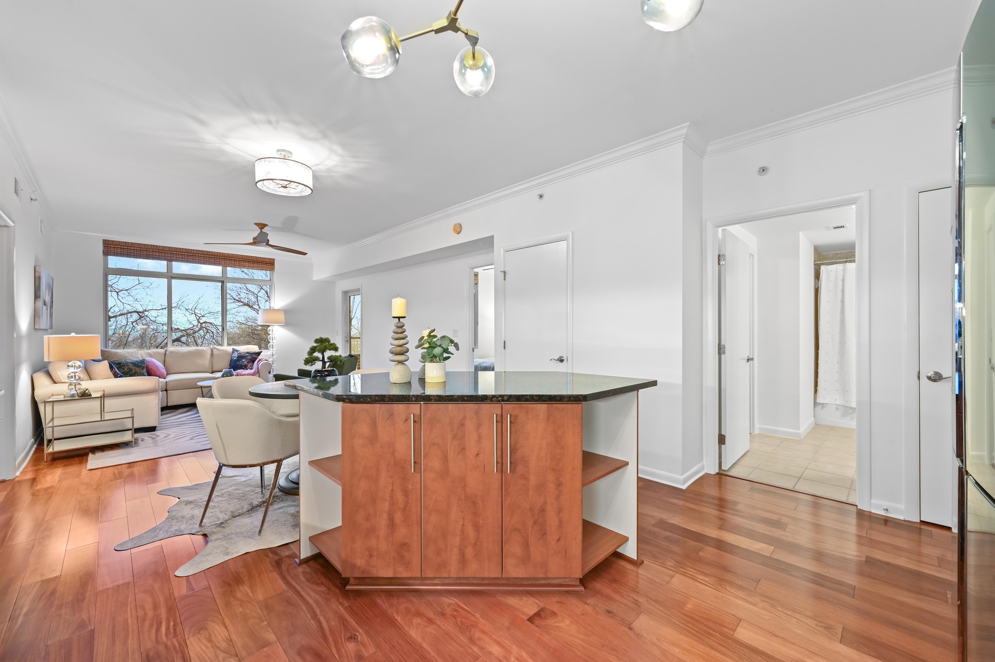 54 Rainey Street, Unit 412 Austin, TX 78701 - Photo 5 of 37 Kitchen open to living space