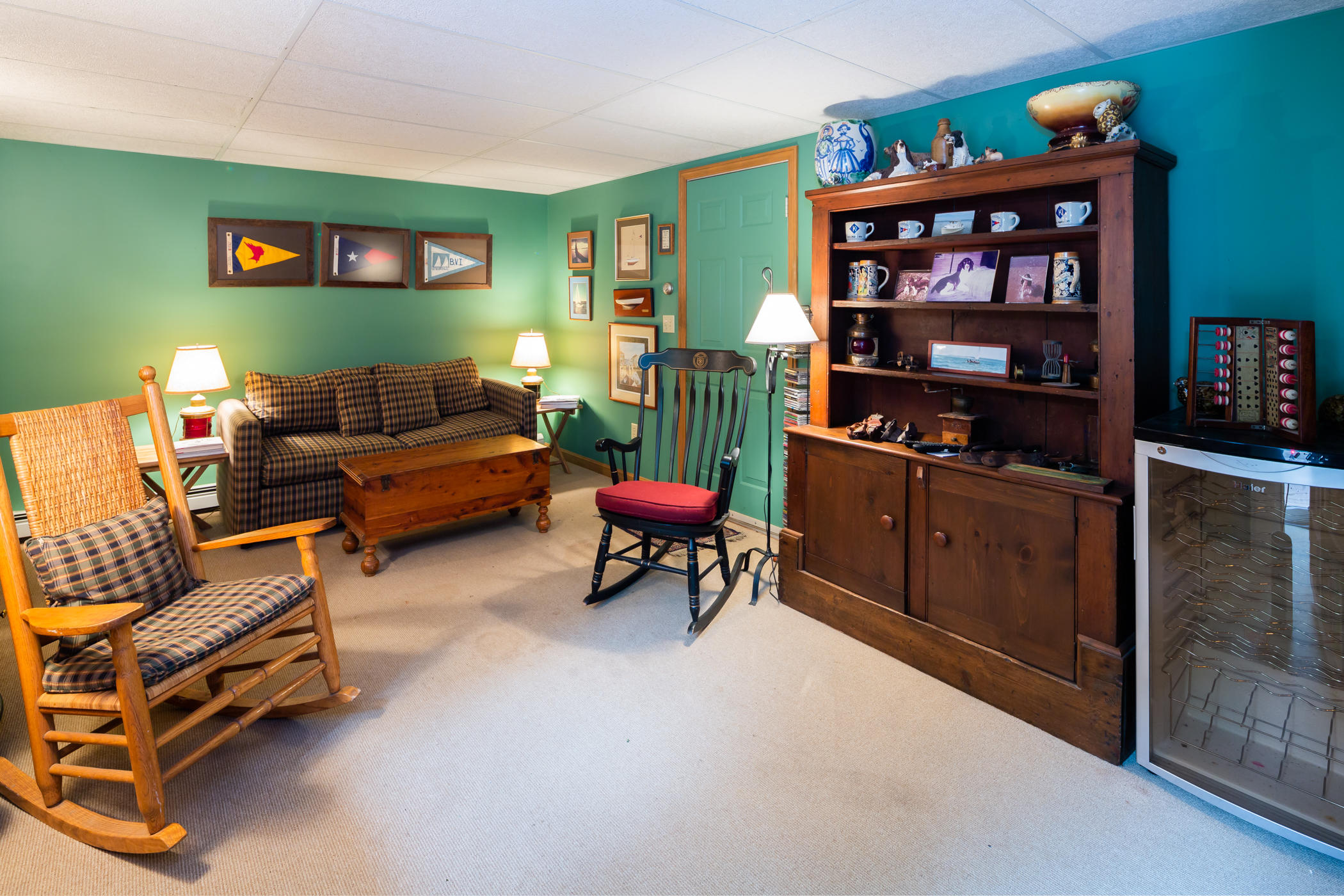 45 Marven Way Wellfleet, MA 02667 - Photo 11 of 37 a living room with furniture a couch and bookshelf