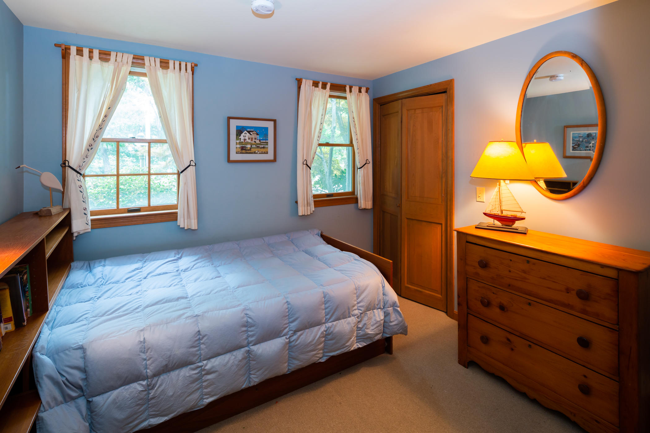 45 Marven Way Wellfleet, MA 02667 - Photo 36 of 37 a bedroom with a bed and a window