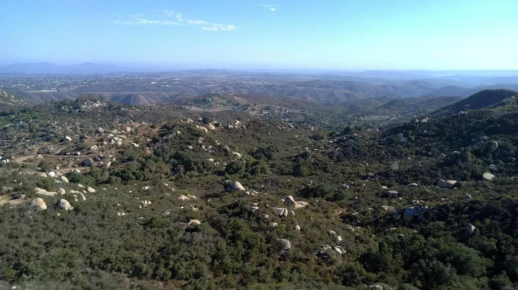 0 Donnil Lane Fallbrook, CA 92028 - Photo 18 of 35 an aerial view of house with yard and mountain view in back