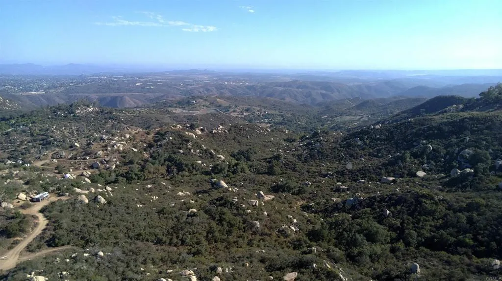 0 Donnil Lane Fallbrook, CA 92028 - Photo 19 of 35 an aerial view of house with yard and mountain view in back
