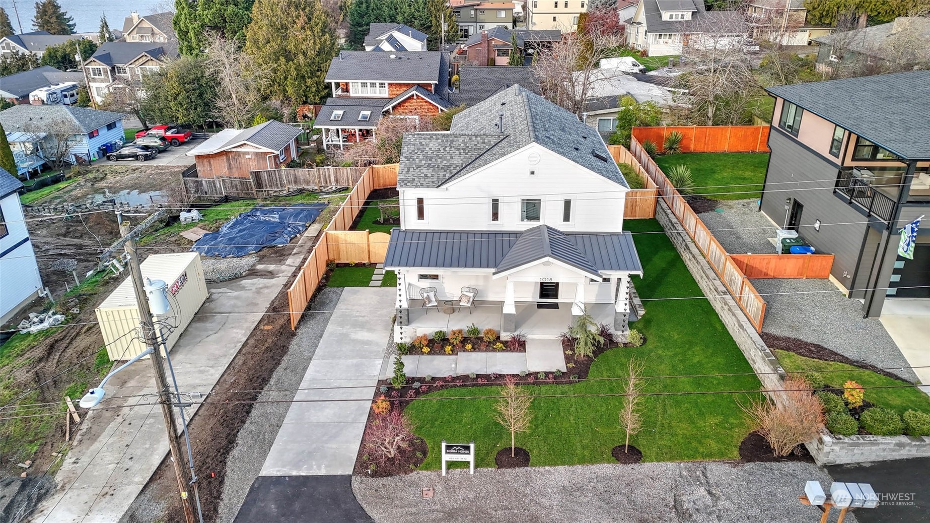 1018 North 34th Street Renton, WA 98056 - Photo 4 of 40 an aerial view of a house