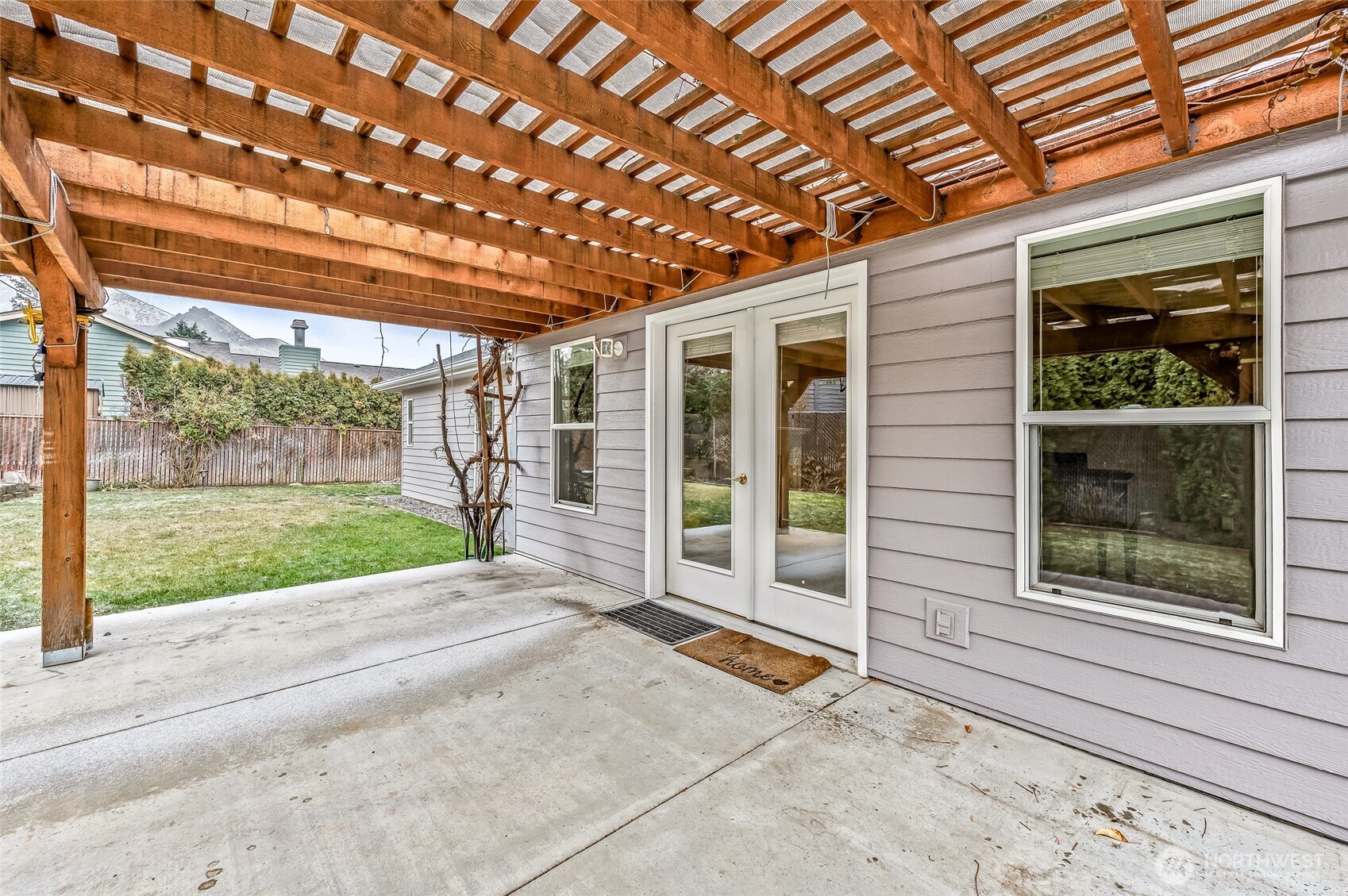 1503 Castlerock Avenue Wenatchee, WA 98801 - Photo 33 of 37 a view of a porch with a backyard