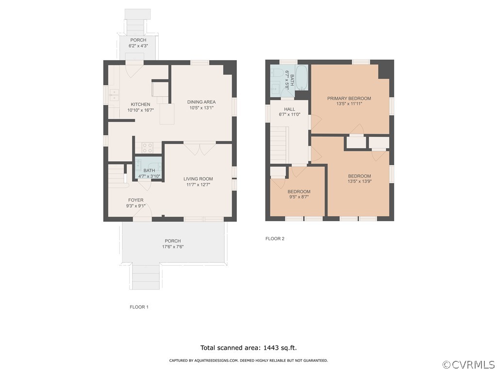 3103 Letcher Avenue Richmond, VA 23222 - Photo 48 of 50 a picture of a floor plan