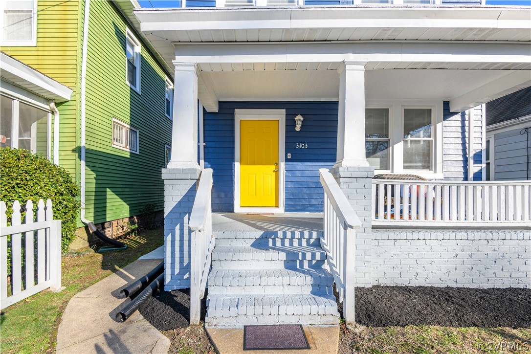 3103 Letcher Avenue Richmond, VA 23222 - Photo 5 of 50 a front view of a house with a porch